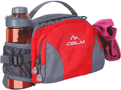 Miniatura 2 de Riñonera de senderismo con soporte para botella de agua para hombres y mujeres al aire libre, caminar, correr, lumbar, para iPhone, iPod, Samsung