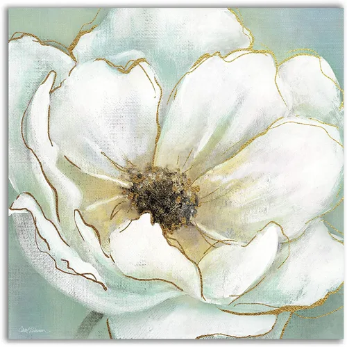 Miniatura 9 de Wexford Home Azul Blanco Lienzo decorativo para pared, envuelto en galería, 10 x 10 pulgadas, azul blanco i