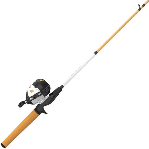 Miniatura 10 de Zebco Roam Spincast Carrete y Combo de caña de pescar, caña de pescar de fibra de vidrio de 2 piezas de 6 pies con mango ComfortGrip, carrete