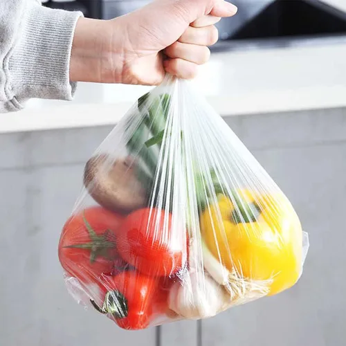 Miniatura 3 de OausTect Rollo de bolsa de plástico de 12 x 16 pulgadas, bolsas de almacenamiento de alimentos transparentes para frutas y verduras, 350 10 rollos