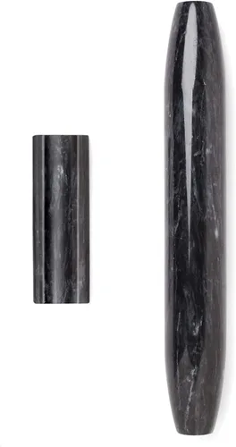 Miniatura 5 de Fox Run 48759 - Rodillo francés de mármol negro, 2 x 12 x 2 pulgadas