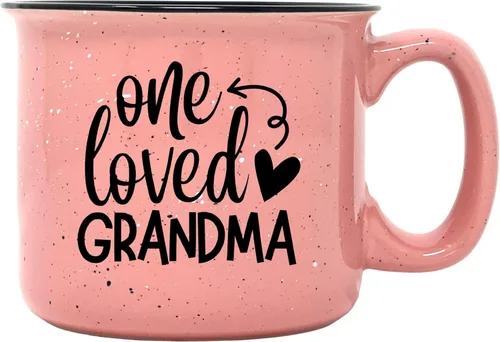 Miniatura 15 de Brooke & Jess Designs Juego de tazas de regalo para abuela y abuelo, tazas de café de 15 onzas (verde azulado para abuela, azul claro para abuelo)