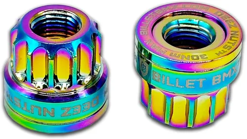 Miniatura 8 de BILLET BMX™ Deez Nuts™ Tuercas de eje de bicicleta de 12 puntos 3/8"-26 tpi (paquete de 2)