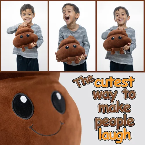 Miniatura 3 de Twiddler Toys Juguetes de Popo Emoji - Fabricante de Sonidos de Pedo - Juguete de Peluche Grande de 11 Pulgadas que Hace 20 Divertidos Sonidos