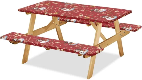 Miniatura 22 de Juego de 3 piezas de mantel de picnic con hojas de arce de pavo y girasol, lavable a máquina, fácil de instalar, funda para mesas y asientos Girasol