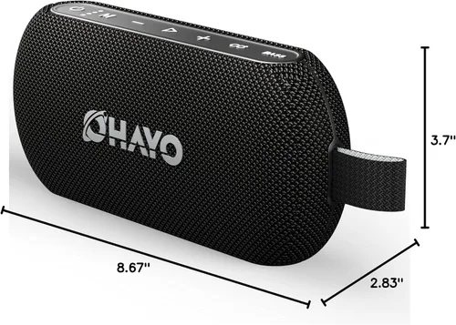 Miniatura 7 de OHAYO Altavoz Bluetooth portátil inalámbrico de 40 W con luces, IPX7 impermeable, sonido fuerte estéreo, luces RGB, emparejamiento TWS, tarjeta AUX