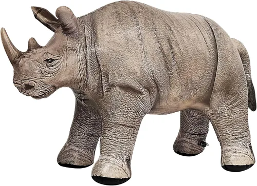 Jet Creations an-Rhino - Animal inflable de rinoceronte blanco de 36.0 in, decoración de fiesta, accesorio de fotos de animales de peluche