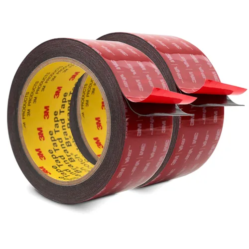 Miniatura 12 de 3M - Cinta de doble cara resistente de 2 x 15.4 pies, cinta de montaje de 0.04 pulgadas de grosor, cinta adhesiva transparente 4910 de espuma