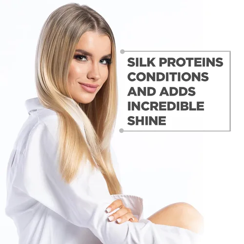 Miniatura 2 de BioSilk Acondicionador de terapia de seda, hidrata y acondiciona el cabello para un brillo increíble, sin sulfatos, parabenos y crueldad, 34 onzas