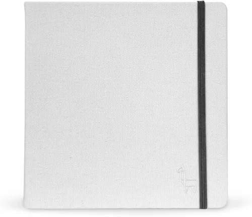 Miniatura 5 de Etchr Cuaderno de bocetos cuadrado de 8 pulgadas, prensa en frío, 100% algodón, cuaderno de bocetos de tapa dura de 8 x 8 pulgadas con 52 páginas
