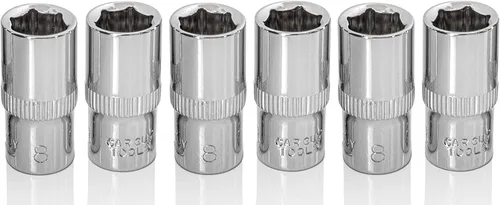 Miniatura 2 de BRAZEN Paquete de cuatro enchufes de 0.315 in (unidad de 1/4 pulgadas, multitipo)