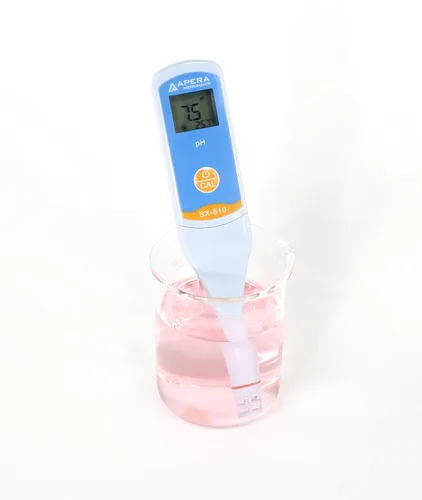 Miniatura 3 de SX610 Probador tipo pluma impermeable de pH, ±0.1 pH de precisión, 0-14.0 pH de rango, apto para pruebas d tubo de ensayo, probeta de reemplazo.