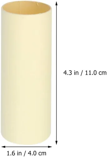Miniatura 2 de Sewroro 20 tubos de cartón, tubos de papel kraft para tubos redondos de manualidades, tubo de rollo de papel, dibujos artísticos, protector de tubo
