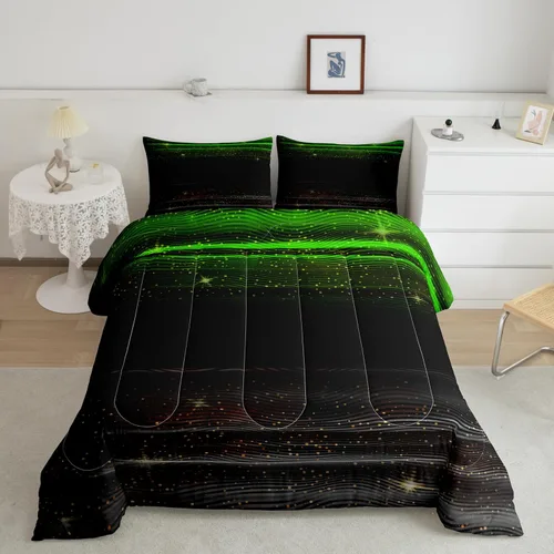 Miniatura 28 de Erosebridal Juego de ropa de cama con estampado de girasol, letras retro y flores amarillas, decoración de dormitorio, edredón de plumón de abeja