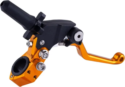 Miniatura 8 de 7/8" 22mm Manillar Universal de Aluminio para Motocicleta con Empuñadura de Embrague Plegable de 360° para Motocicleta de Calle, Deporte, Dirt Pit