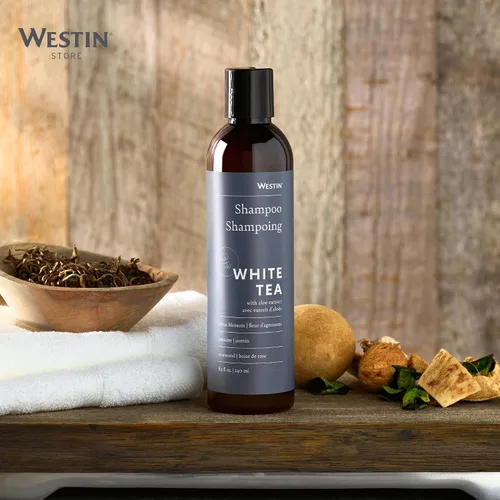 Miniatura 7 de Westin Champú de aloe de té blanco, champú lleno de vitaminas y antioxidantes para todo tipo de cabello, aroma a aloe de té blanco, 8 onzas