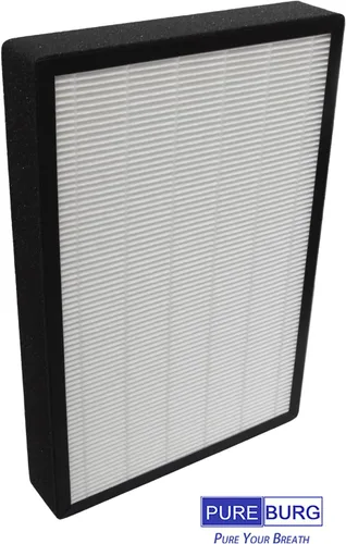 Miniatura 5 de PUREBURG Filtro de repuesto compatible con el purificador de aire inteligente BreathePlus Pro, H13 True HEPA y carbón activado 2 en 1 para limpiar