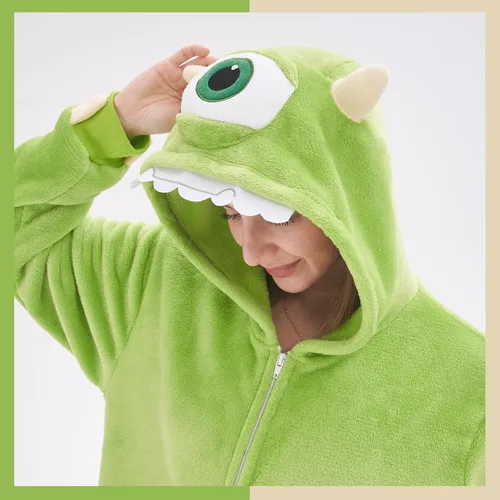 Miniatura 2 de GONAAP Pijama unisex para adultos, disfraz de animal de una pieza, ropa de dormir para cosplay