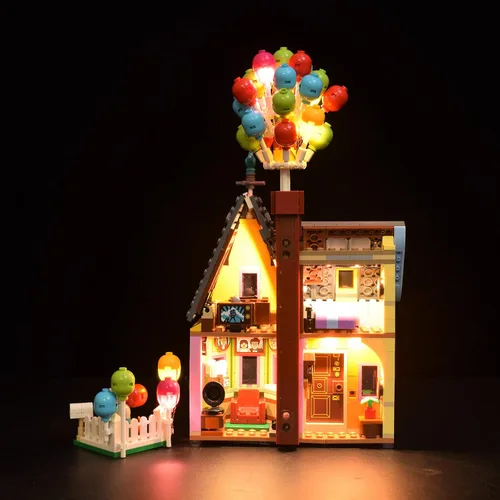 Miniatura 3 de LightGo Kit de iluminación LED diseñado para Lego 43217 'Up' House Building Set, no incluye modelo (versión remota)