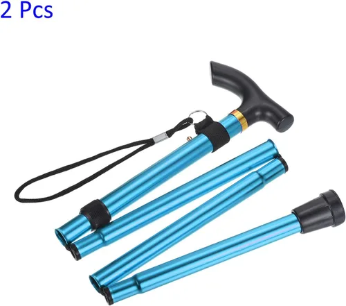 Miniatura 4 de M METERXITY Trekking Poles - Collapsible Hiking Walking Sticks, Telescopic & Folding, Apply to Women Walking Backpacking