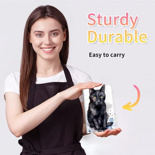 Miniatura 5 de Libros de mesero para camarera, cartera de cuero con cremallera, soporte para recibos, para camarero, camarero, accesorios para camarero, delantal