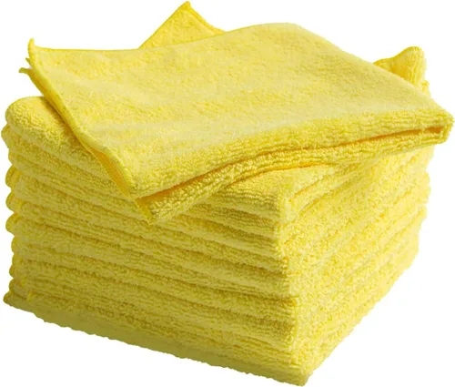 Miniatura 8 de Matthew - Paquete de 12 paños de limpieza de microfibra (12 x 12 pulgadas), trapos de limpieza de absorción de agua, reutilizables y lavables