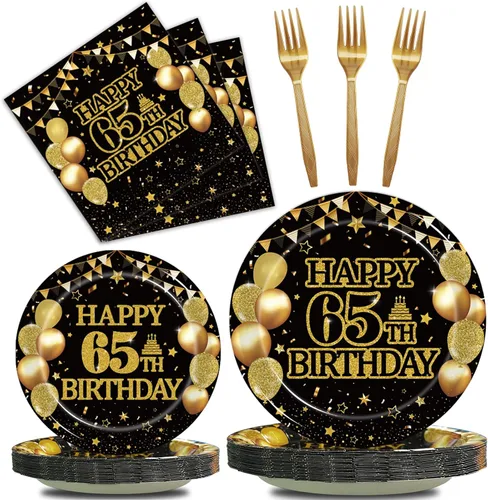 Miniatura 12 de Kepeel Juego de vajilla de 96 piezas para fiesta de 16º cumpleaños, decoraciones y suministros azul y plateado Feliz 16º Cumpleaños para niños