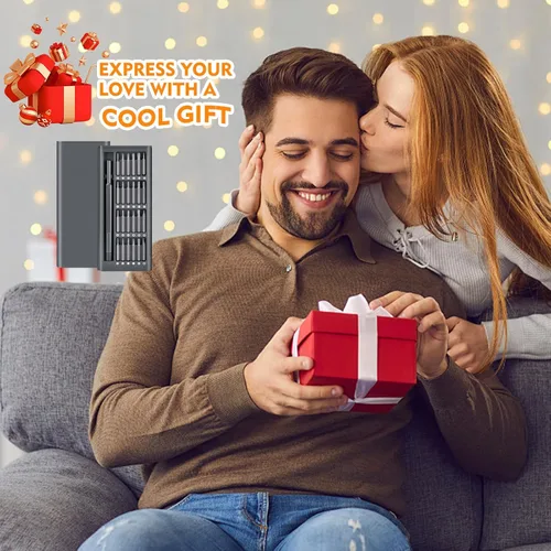Miniatura 3 de Juego de mini destornilladores de precisión 25 en 1: regalo del día del padre, relleno de calcetines para hombres, juego de herramientas de torque