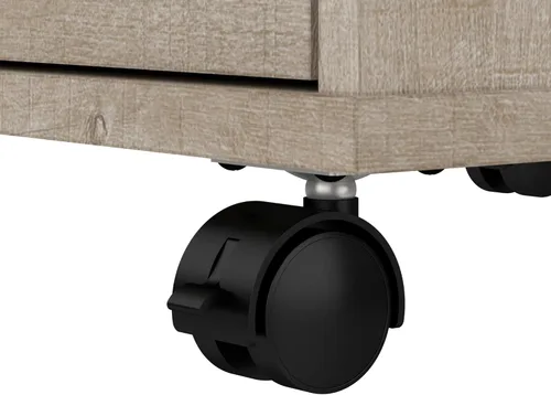 Miniatura 7 de Bush Furniture Key West - Archivador con 2 cajones Organización móvil para oficina en casa Pequeño almacenamiento debajo del escritorio sobre