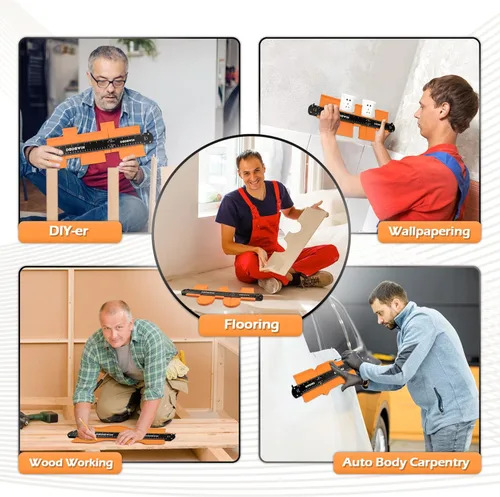 Miniatura 5 de dodowin Medidor de contorno conectable de 10+5 pulgadas, regalos de Navidad para hombre, para papá, él, marido, relleno de calcetines para hombres