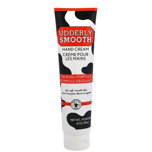 Miniatura 7 de Udderly Smooth Crema de manos, fórmula original para pieles ásperas y secas, hidratación rápida de 24 horas, 4 onzas (paquete de 6)