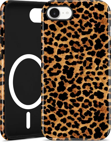 Miniatura 117 de Jusy Compatible con MagSafe Brown Tortoise Shell Print Phone Case para iPhone 7/8/SE, funda protectora magnética de lujo de TPU suave
