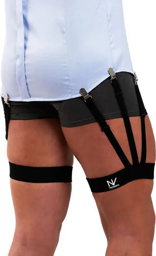 Miniatura 3 de Soportes NV mejorados 2.0, con cierres mejorados soportes de camisa premium, ligas de camisa, tuckers de camisa para hombre