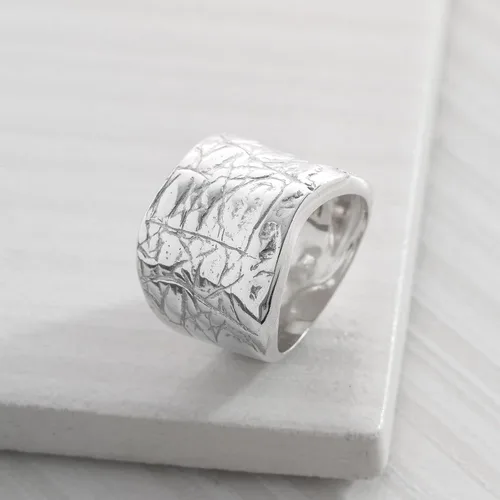 Miniatura 4 de Silpada 'Desert Wishes' Etched Ring in Sterling Silver