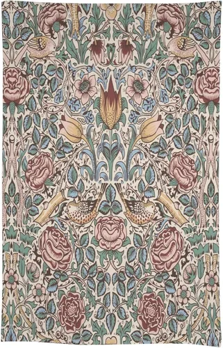 Miniatura 87 de Mantel Floral Retro de Pájaros, Diseño Original Bohemio William Morris Estampado Cubierta de Mesa para Hogar Picnic Fiesta Comedor Cocina William