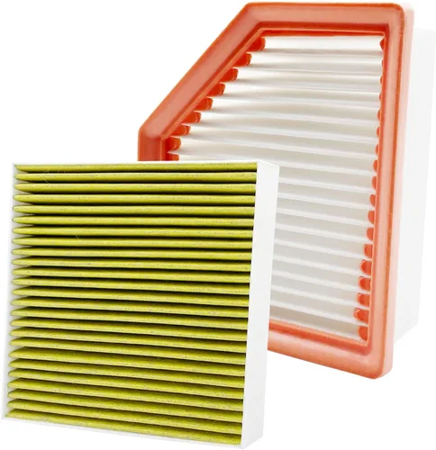 Capume 2 piezas de kit de filtro de aire de motor para cabina JM277 JMRA0A Compatible con Rogue 2021 2.5L, Rogue 2022 2023 2024 2025 1.5L,