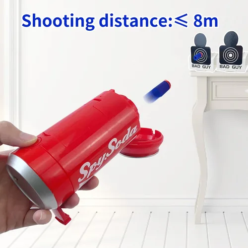 Miniatura 5 de AGM MASTECH Lanzador de dardos de espuma transformadora con 30 dardos suaves y 3 objetivos, modelo coleccionable para adolescentes y adultos