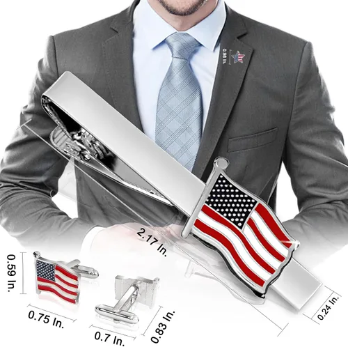 Miniatura 35 de Tie Clips for Men, Tie Clip, Tie Bar, Tie Bars for Men, Silver Tie Tack Pins Unique, Mens Lapel Pins for Suits Shirts, Neck Tie Clasps for Women