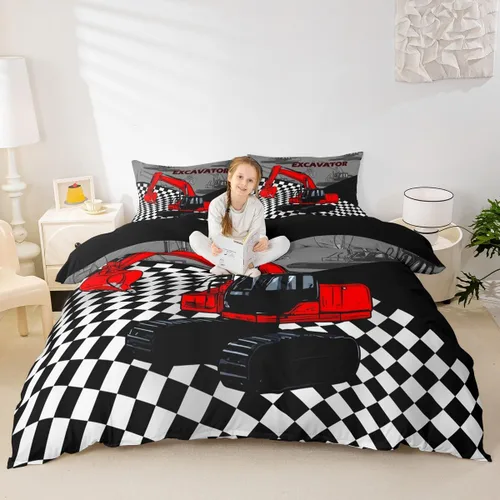 Miniatura 12 de Lindo juego de funda de edredón para niños, tamaño individual, juego de ropa de cama de dibujos animados Salamandra, ajolote océano, decoración