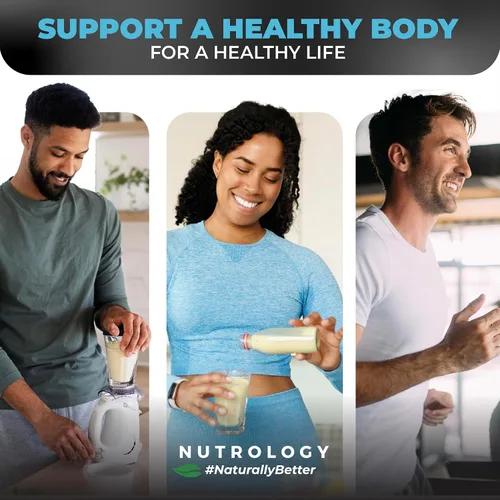 Miniatura 9 de Nutrology TRIPACT Proteína en polvo – Batido de reemplazo de comidas 7 en 1 con proteína de suero en polvo alimentado con hierba, guisante, arroz