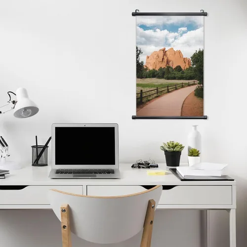 Miniatura 7 de Pósteres colgantes personalizados para pared, añade tu propio texto personalizado, imagen de texto personalizado, pintura de pergamino colgante