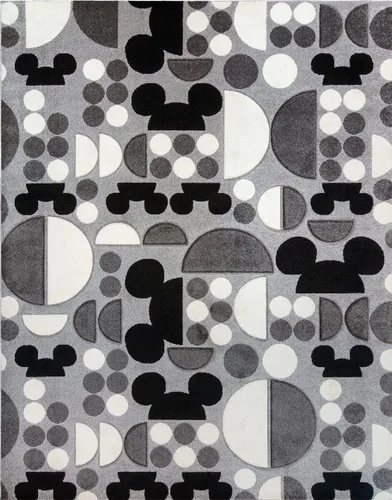Gertmenian Disney - Alfombra texturizada de Mickey Mouse, perfecta para sala de estar, comedor, sala de juegos, área de estudio, 8 x 10 pulgadas,