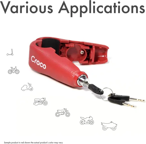 Miniatura 6 de Blackstone Bloqueo de agarre de alarma con alarma de 130 db impermeable Scooter E-Bike Motocicleta Mango de seguridad antirrobo Cerradura de agarre