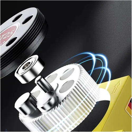 Miniatura 6 de Vibratory Motor, Air Compressor Pneumatic Turbo Vibrator Industrial Oscillator,industry, pipeline transportation(GT-8)