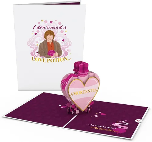 Miniatura 2 de Lovepop Harry Potter™ Tarjeta de poción de amor – 5 x 7 pulgadas, tarjeta desplegable para el día de San Valentín – Tarjeta de felicitación 3D