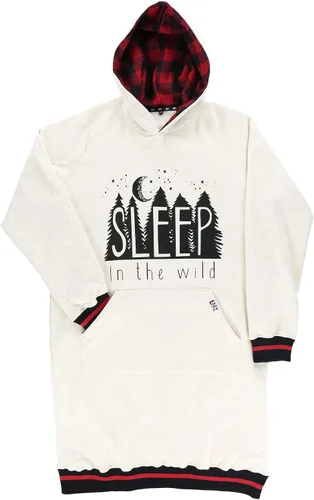 Miniatura 56 de Lazy One Sudadera con capucha de gran tamaño, ropa de dormir cómoda, vestido de suéter para mujer