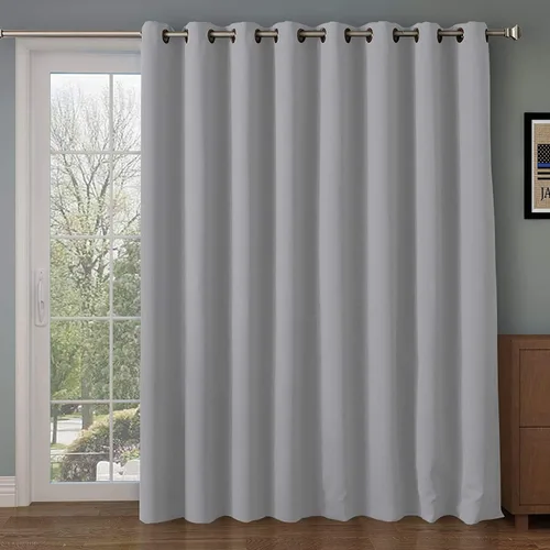 Miniatura 10 de Rose Home Fashion Cortinas opacas para puerta corrediza, oscurecimiento de la habitación, cortinas con aislamiento térmico para sala de estar
