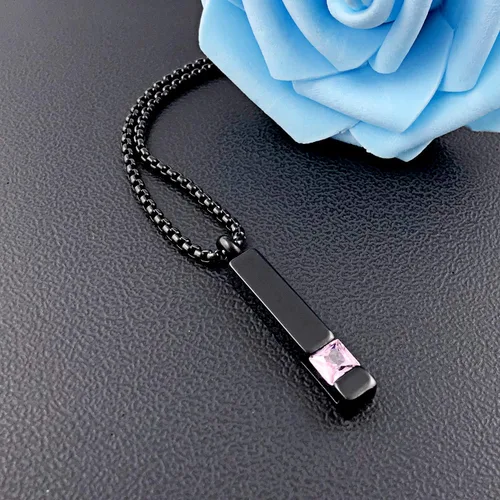 Miniatura 88 de YOUFENG collar con urna para cenizas, cubos de piedras natales, urna para cenizas humanas, collar de urna de cremación, relicario, recuerdo