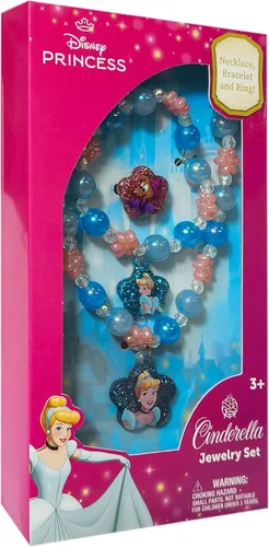 Miniatura 3 de LUV HER Disney Girls Jewelry Set - Dress up Toy Jewelry Box Set with Bead Necklace, Bracelet and Ring - Play Accessories - Ages 3+