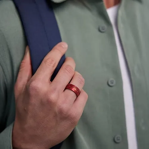 Miniatura 6 de Enso Rings Colección DC Comics Anillo de silicona grabada cómodo, transpirable y seguro Batman, Superman, The Flash y Wonder Woman